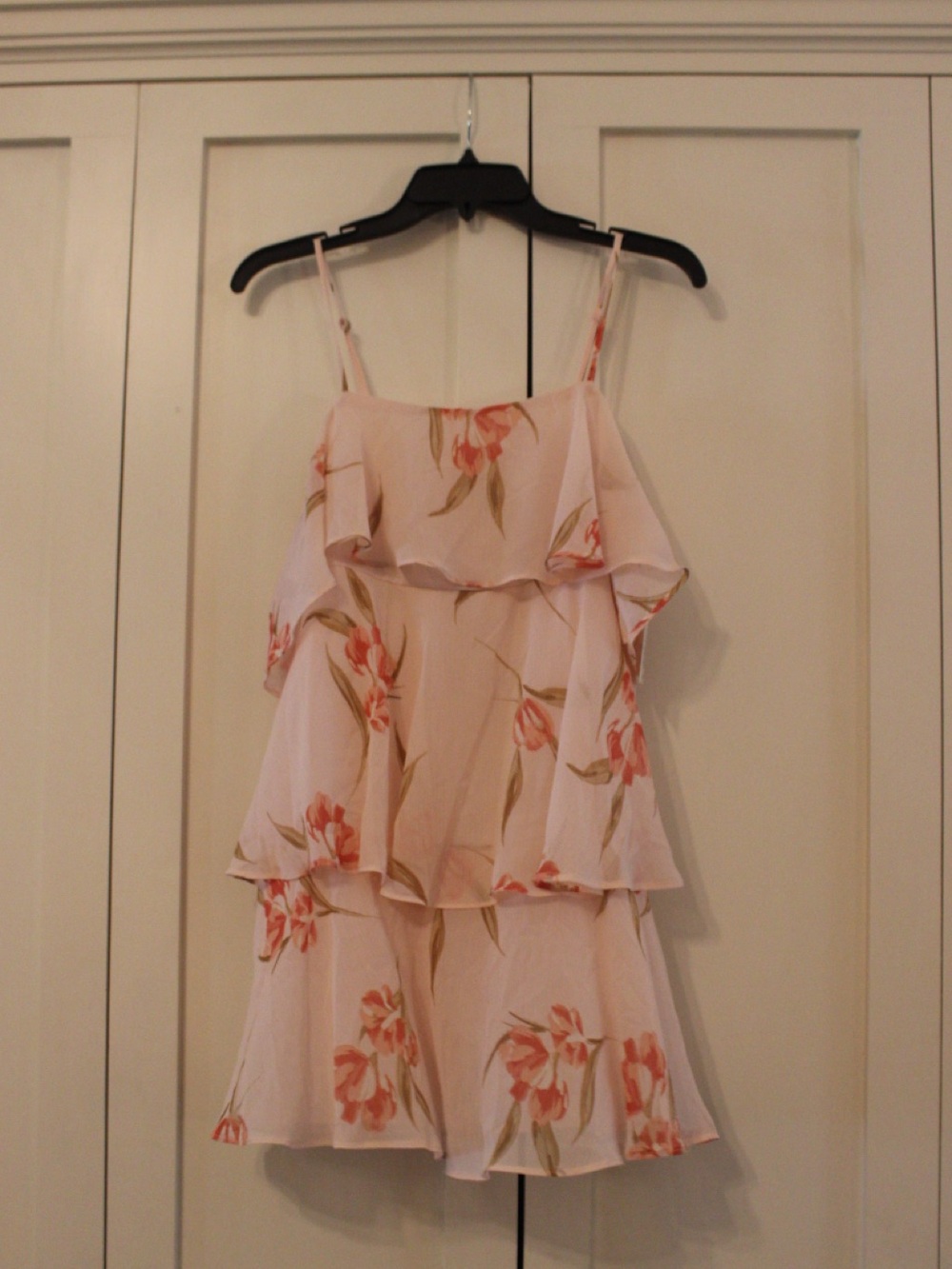 NWT A New Day Light Pink Floral Tiered Dress | 
Small